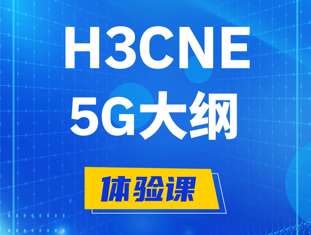 分宜H3CNE-5G认证培训课程大纲